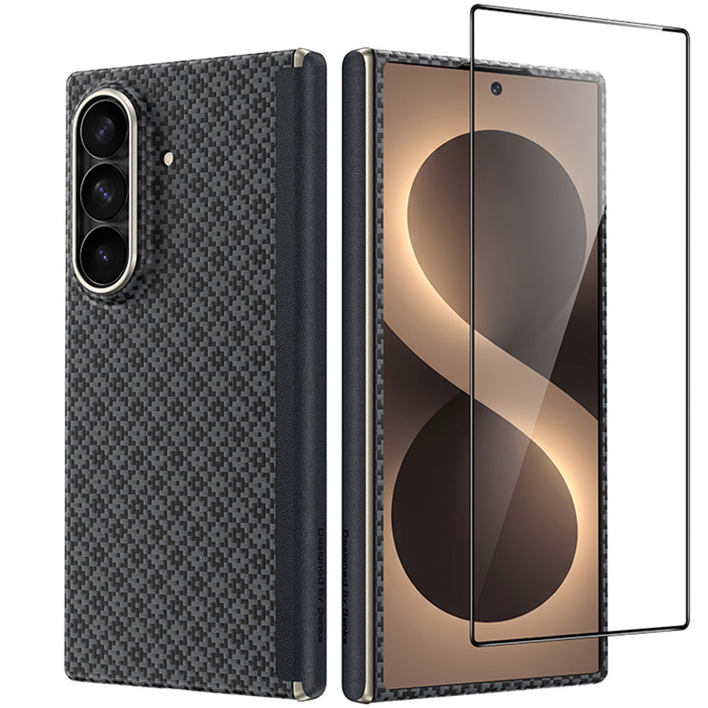 Aramid-Hülle für Samsung Galaxy Z Fold 8 Ultra, Benks Magnetic Armor Grid Air Grand Combo MagSafe, Schwarz (1/15)