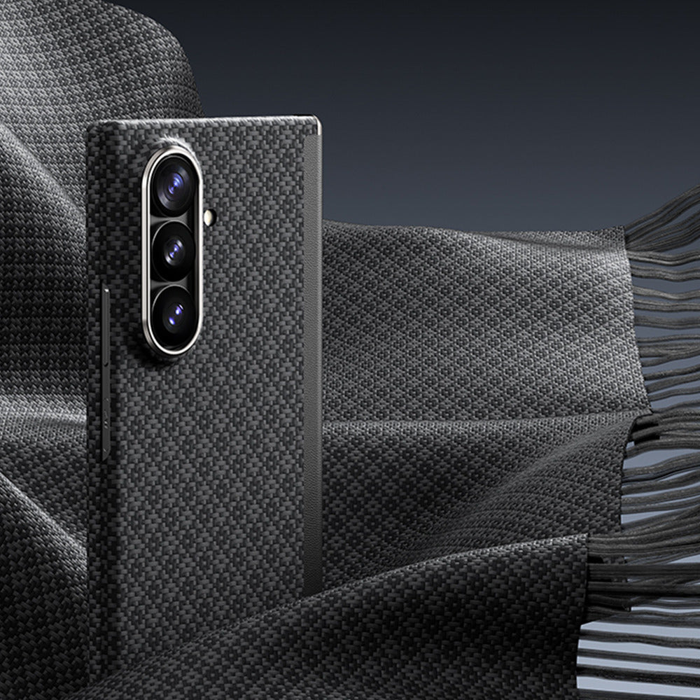 Aramid-Hülle für Samsung Galaxy Z Fold 8 Ultra, Benks Magnetic Armor Grid Air Grand Combo MagSafe, Schwarz (7/15)