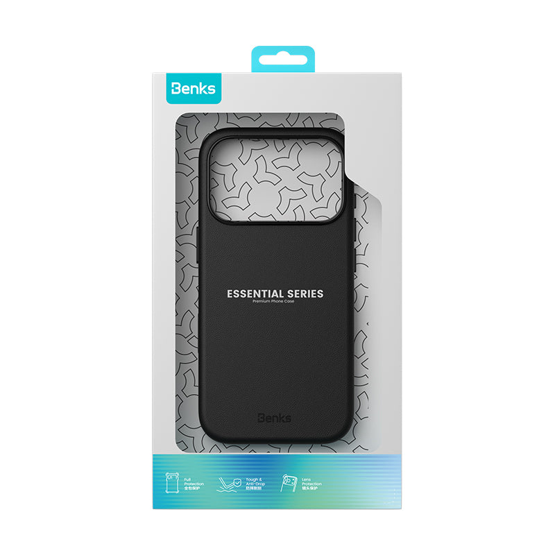 Hülle für iPhone 18 Pro Max, Benks Magnetic Vita Pro Silicone MagSafe, Schwarz (10/10)