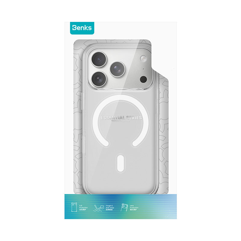 Hülle für iPhone 18 Pro Max, Benks Magnetic Crystal MagSafe, Transparent (13/13)