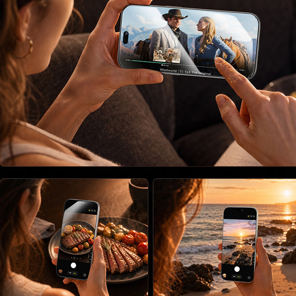 Panzerglas für iPhone 18 Pro Max, Benks Ultra Shield HD, Schwarz (9/10)