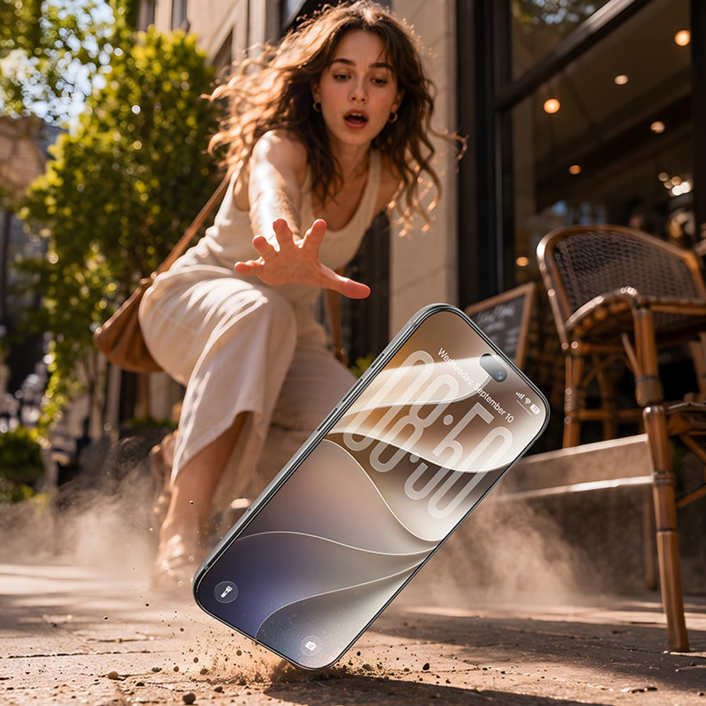 Panzerglas für iPhone 18 Pro, Benks Ultra Shield HD, Schwarz (8/10)