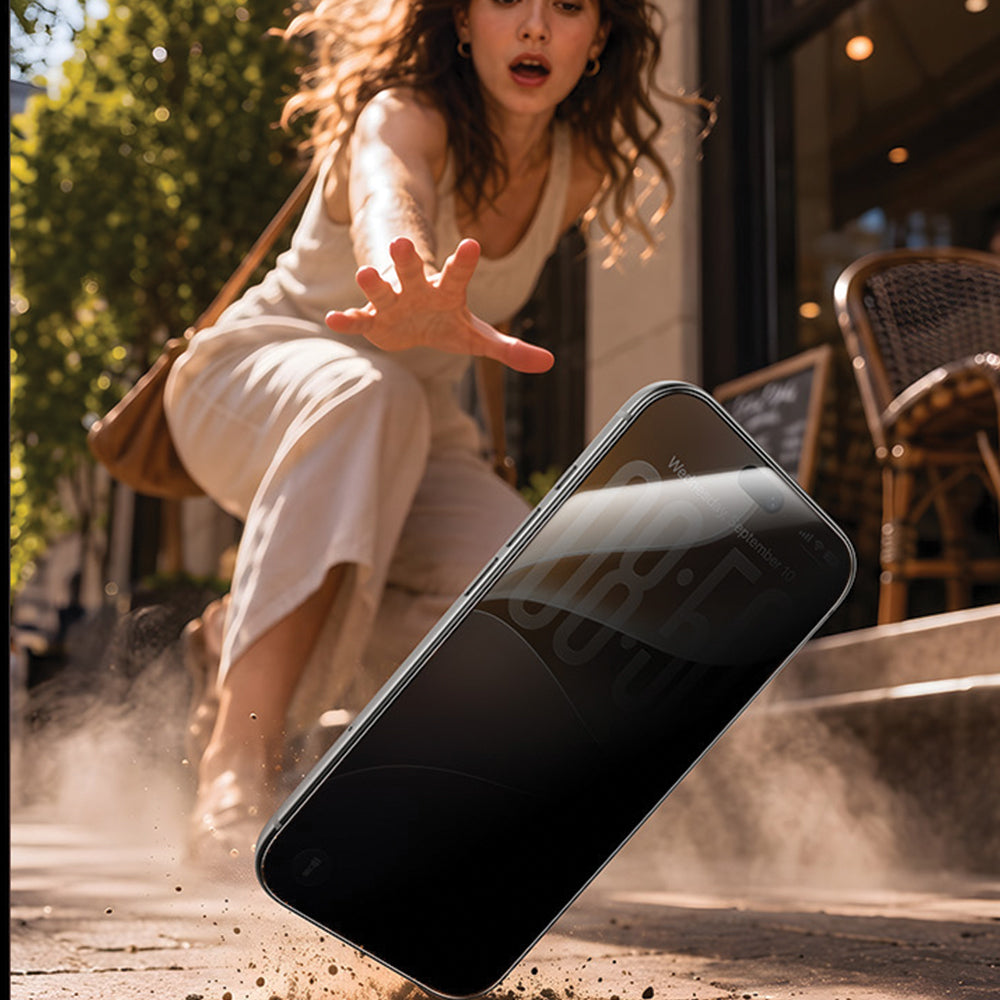 Panzerglas für iPhone 18 Pro Max, Benks Ultra Shield Privacy, Schwarz (11/13)