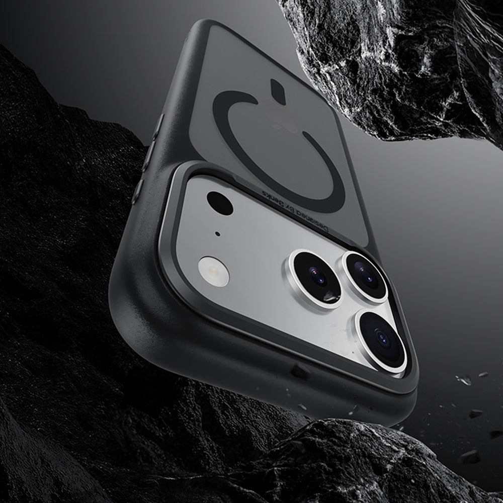 Hülle für iPhone 18 Pro Max, Benks Magnetic Mist Metal Frame MagSafe, Schwarz (6/12)
