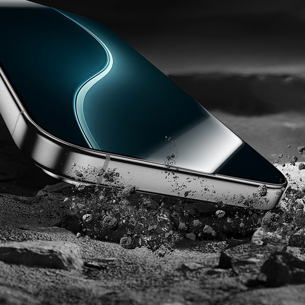 Panzerglas für iPhone 18 Pro, Benks Glass Warrior Sapphire Coating, Schwarz (13/16)