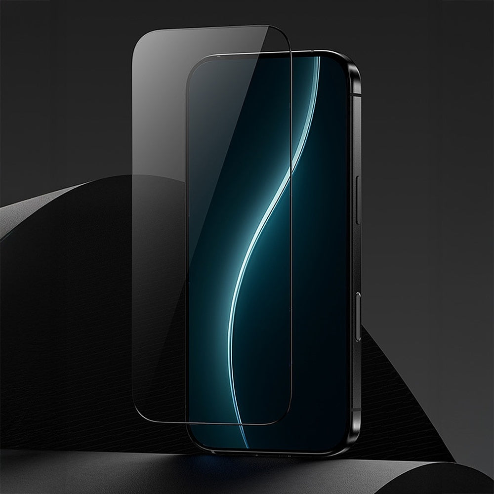 Panzerglas für iPhone 18 Pro, Benks Glass Warrior Sapphire Coating, Schwarz (5/16)