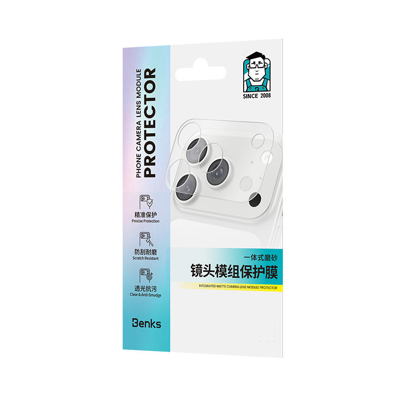 Kamera-Panzerglas für iPhone 18 Pro Max, Benks Integrated Matte Lens Module Protective Lens Protector, Transparent (10/10)