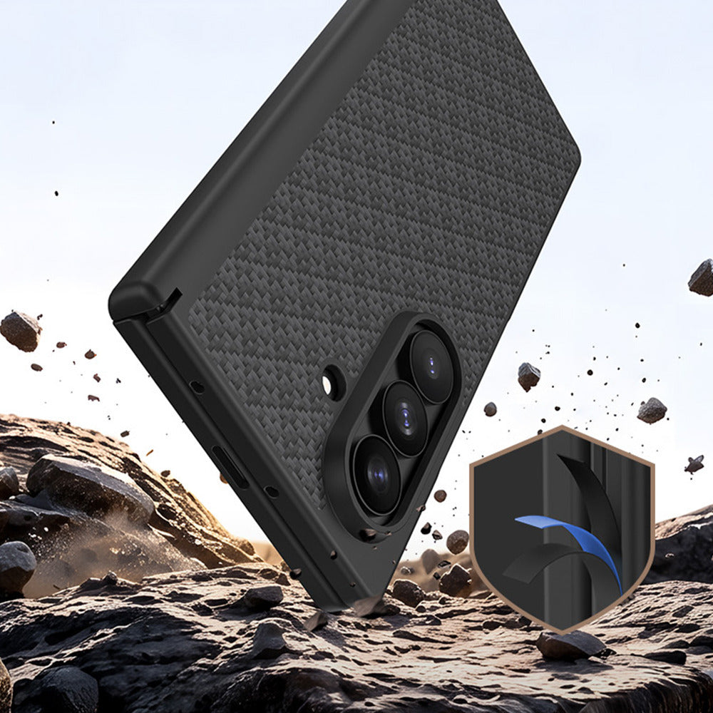 Aramid-Hülle für Samsung Galaxy Z Fold 8 Ultra, Benks Magnetic Armor Grid Pro Grand Combo MagSafe, Schwarz (8/14)
