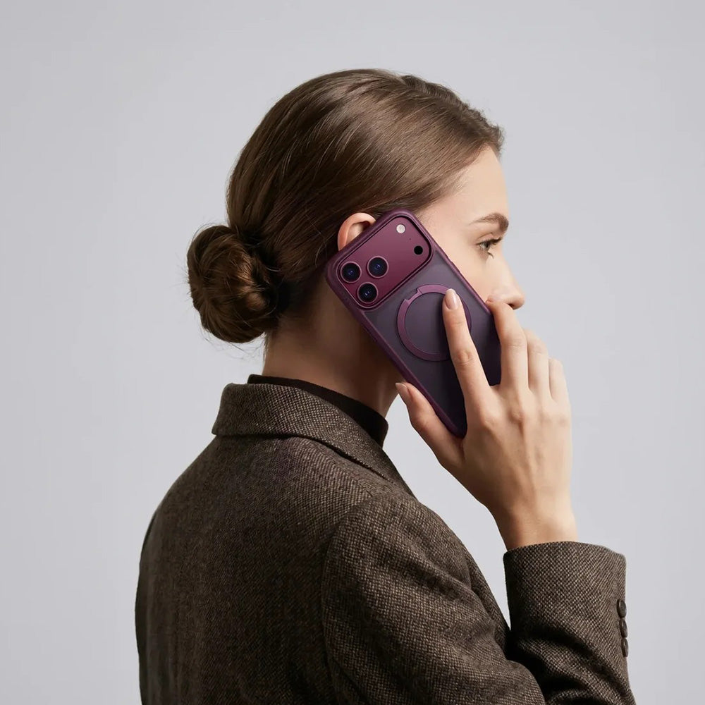 Handyhülle für iPhone 18 Pro / 17 Pro Torras Ostand Q3 Spin, Violett (6/9)
