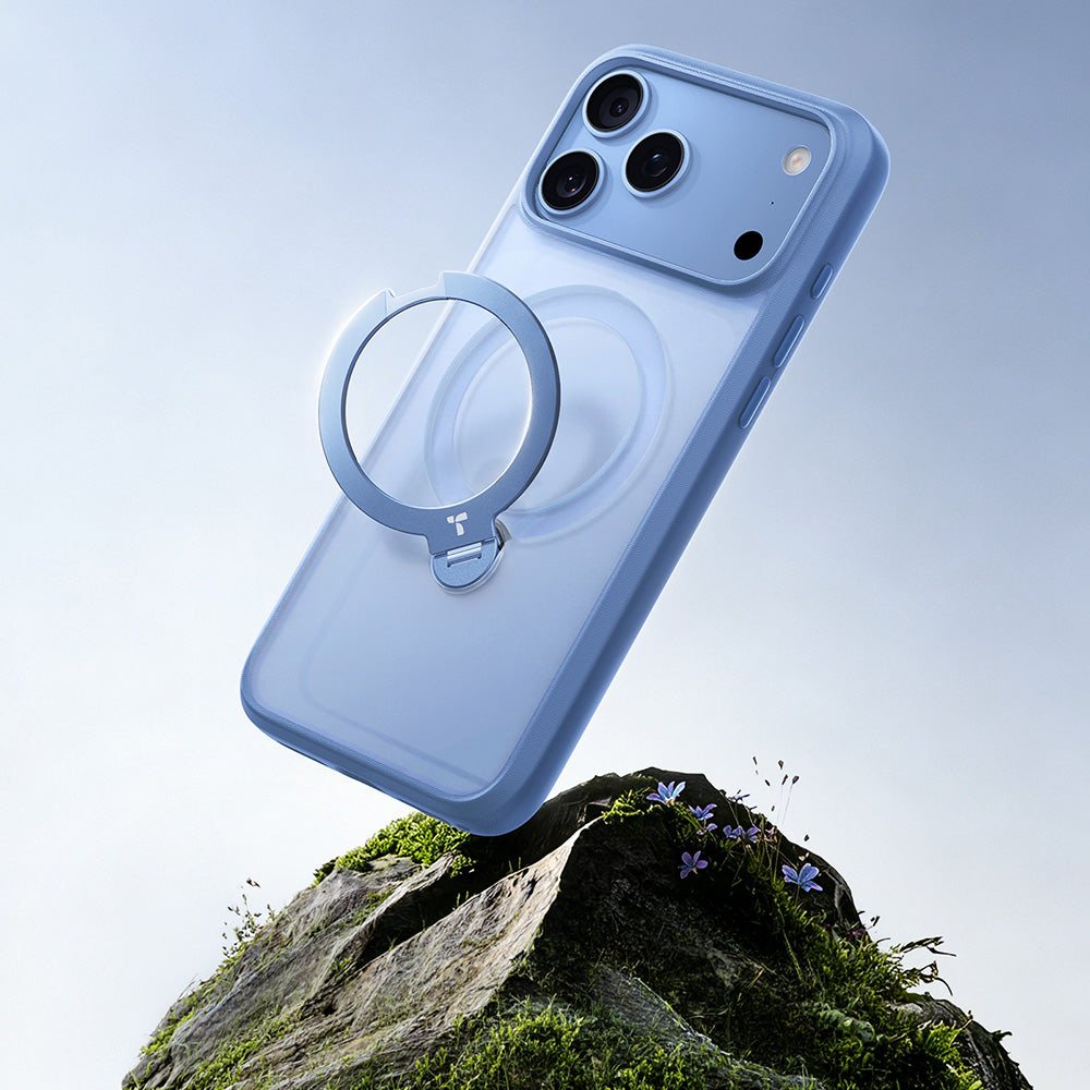Handyhülle für iPhone 18 Pro Max / 17 Pro Max Torras Ostand Q3 Spin, Blau (6/9)