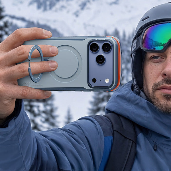 Handyhülle für iPhone 18 Pro Max / 17 Pro Max, Torras Ostand Q3 Air Pro mit MagSafe, Blau (4/9)