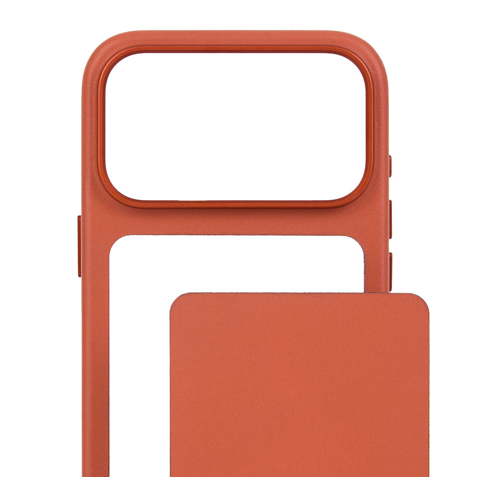 Lederhülle mit modularer Rückseite Troubadour Modular Leather Case für MagSafe für iPhone 18 Pro, (7/9)