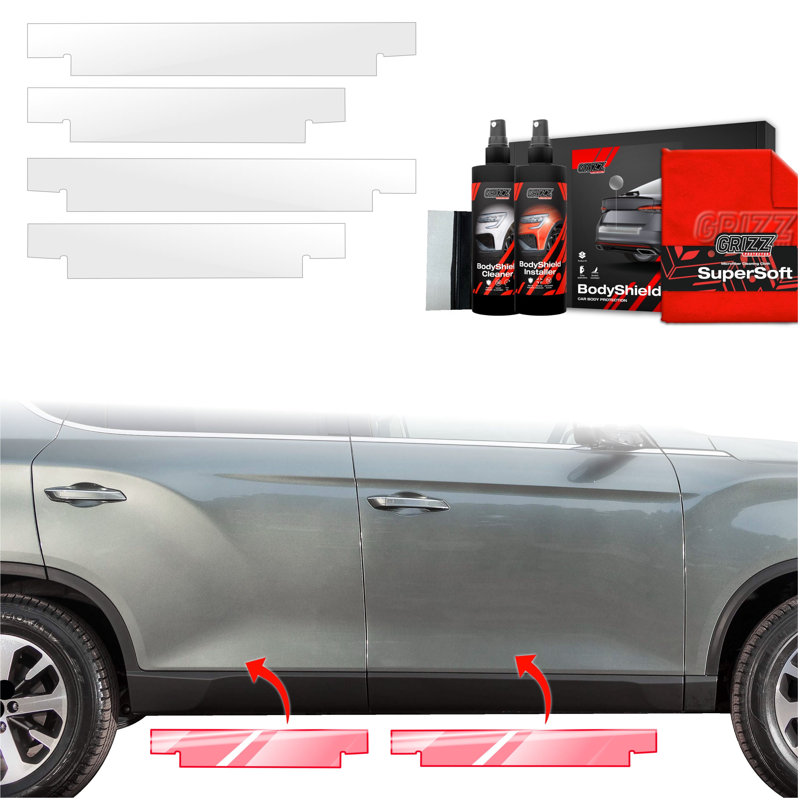 4in1 Schutzfolie Grizz Protector für Schweller - SsangYong Rexton (2023-2026)