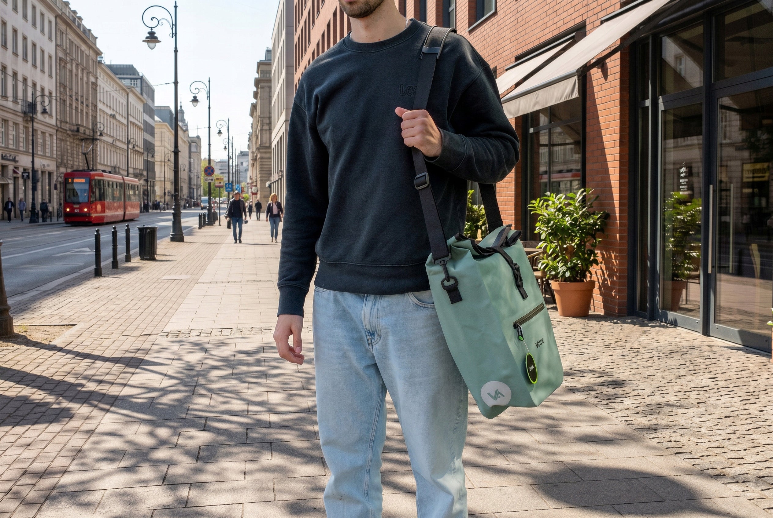 Fahrradtasche für den Gepäckträger, Vayox VA0445M 25L, Mintgrün