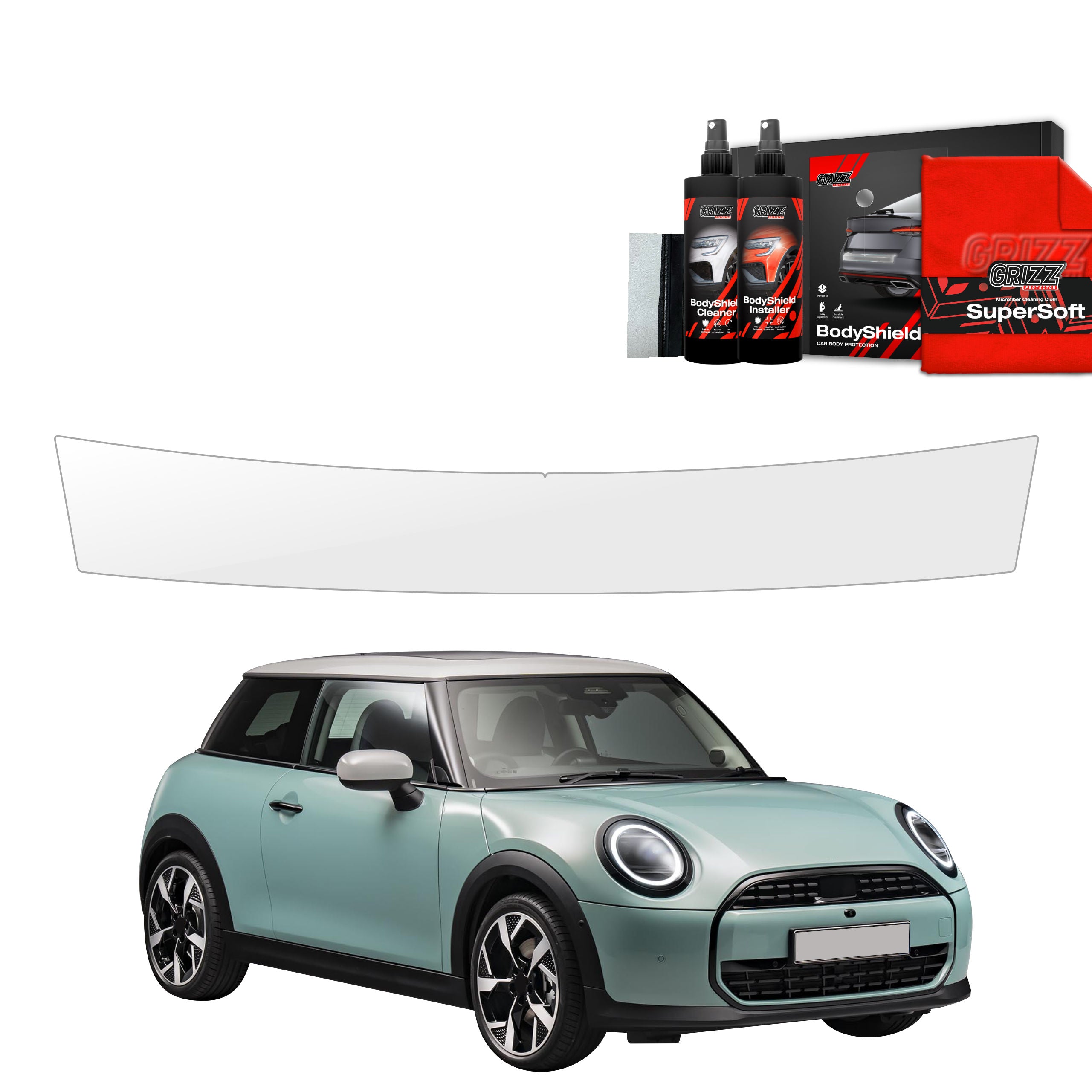 Schutzfolie Grizz Protector für Ladekante - Mini Cooper S (2023- 2025)