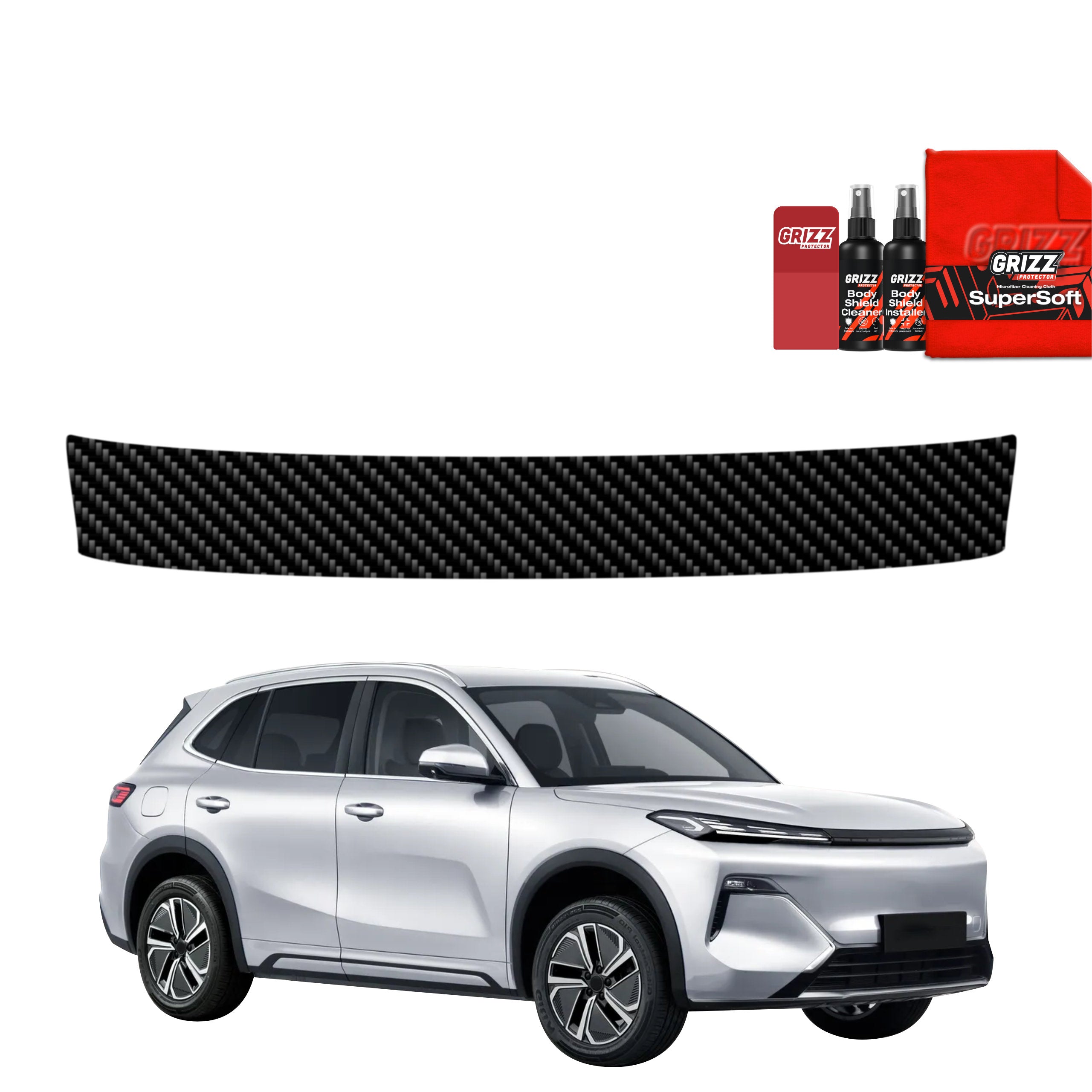 Kohlenstoff Schutzfolie Grizz Protector für Ladekante - Geely Starray EM-i (2025-2026)