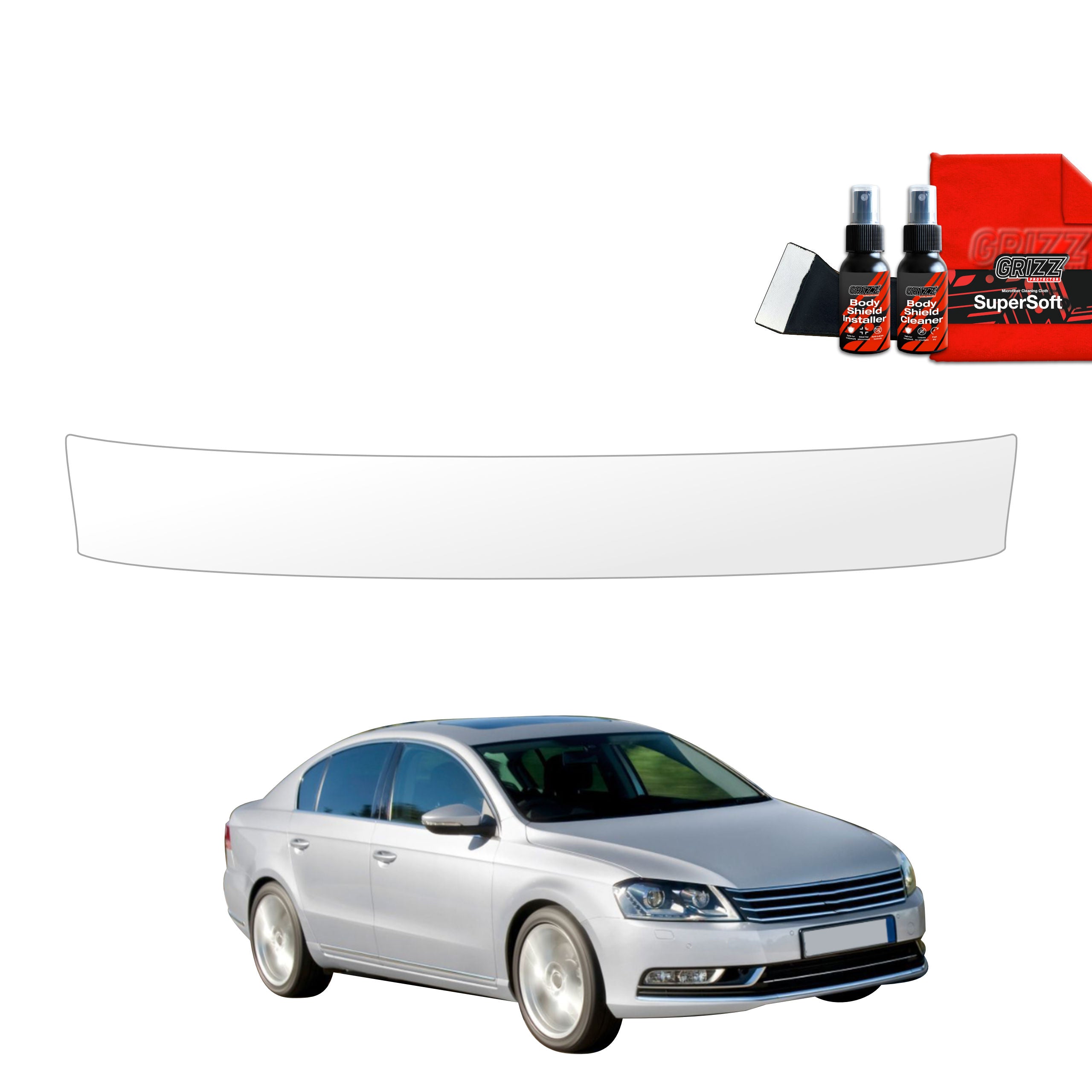 Schutzfolie Grizz Protector für Ladekante - Volkswagen Passat B7 Sedan (2010-2014)