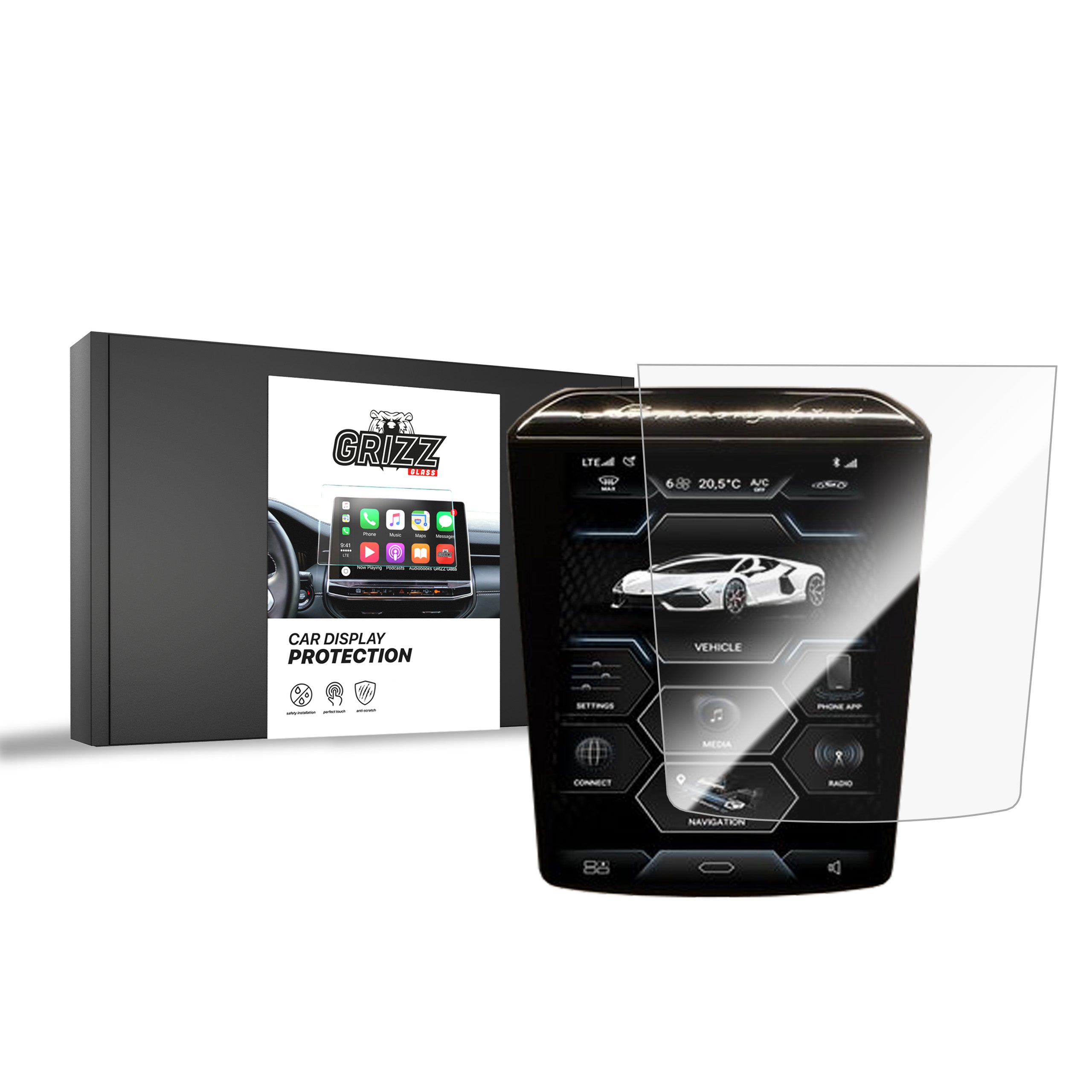 Keramische Autodisplayfolie für Lamborghini Revuelto (2024-2026), Grizz Protector