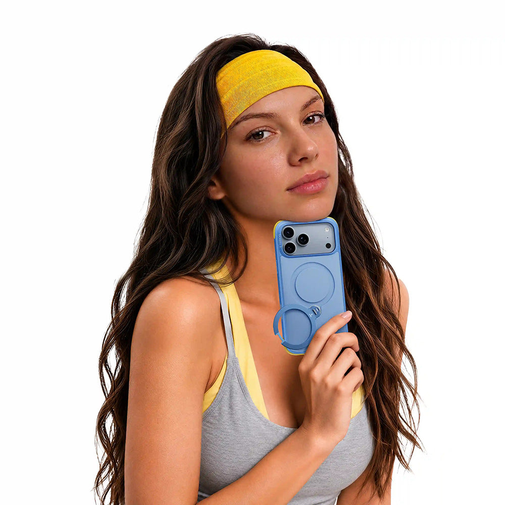 Handyhülle für iPhone 18 Pro Max / 17 Pro Max Torras Ostand Q3 Rugg, Blau (7/7)