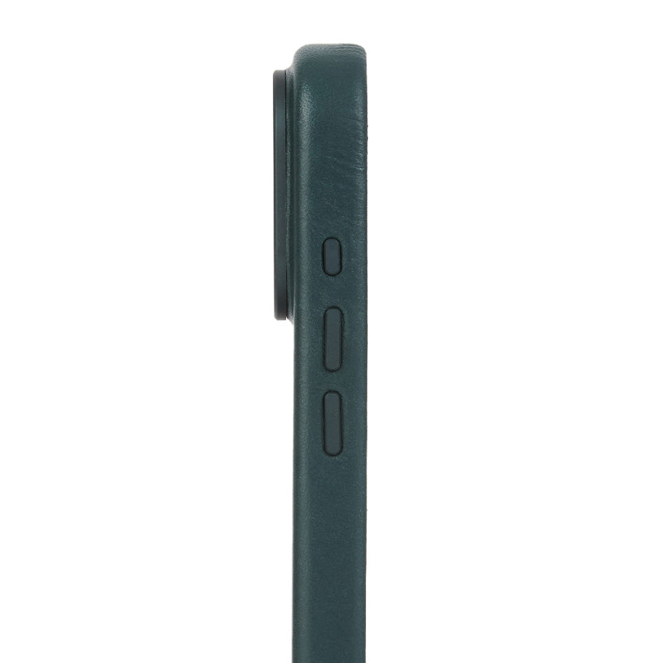 Lederhülle mit modularer Rückseite Troubadour Modular Leather Case für MagSafe für iPhone 18 Pro, Dunkelgrün (3/9)