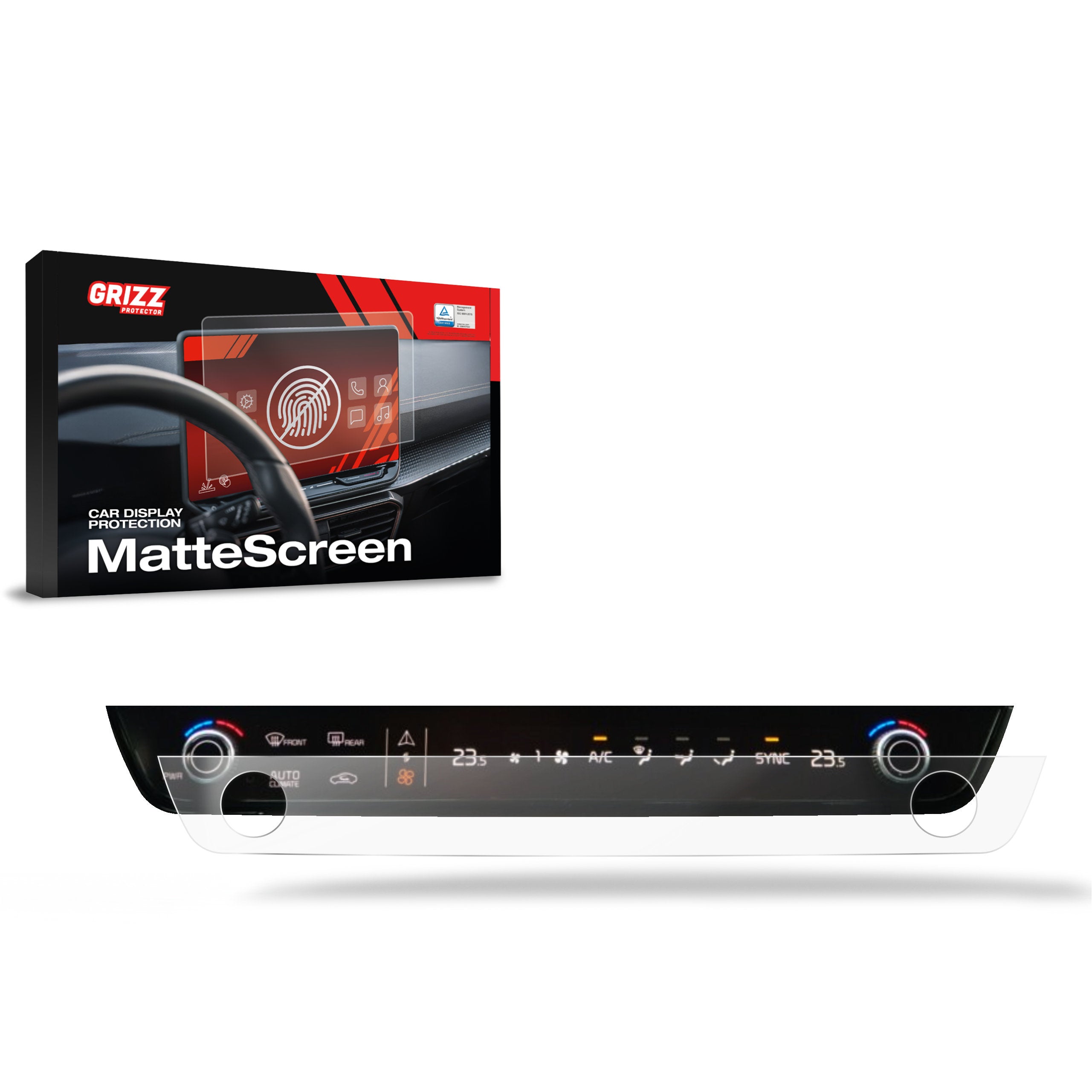 Matte Autodisplayfolie für Kia Sportage 5 (2021-2024), Grizz Protector