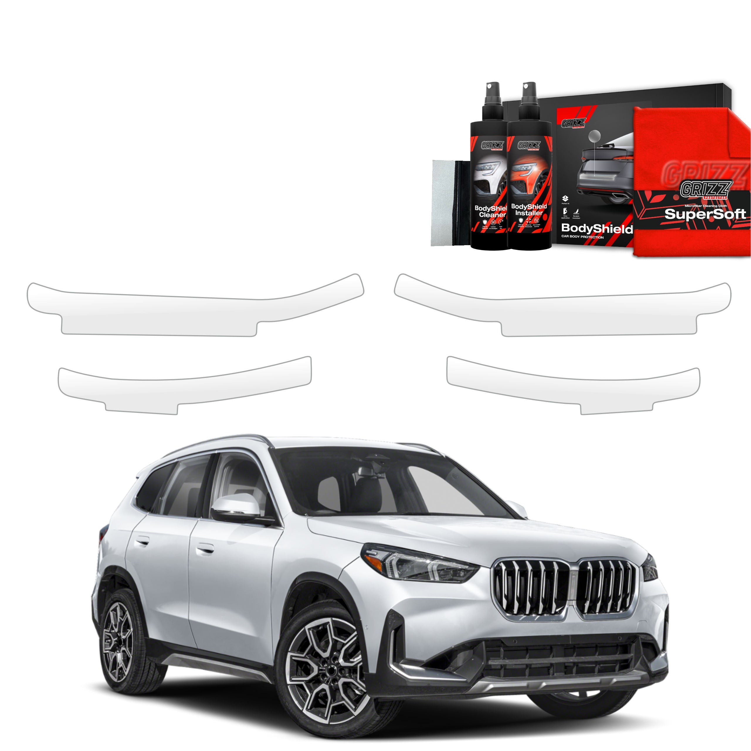 4in1 Schutzfolie Grizz Protector für Schweller - BMW X1 (2023- 2025)