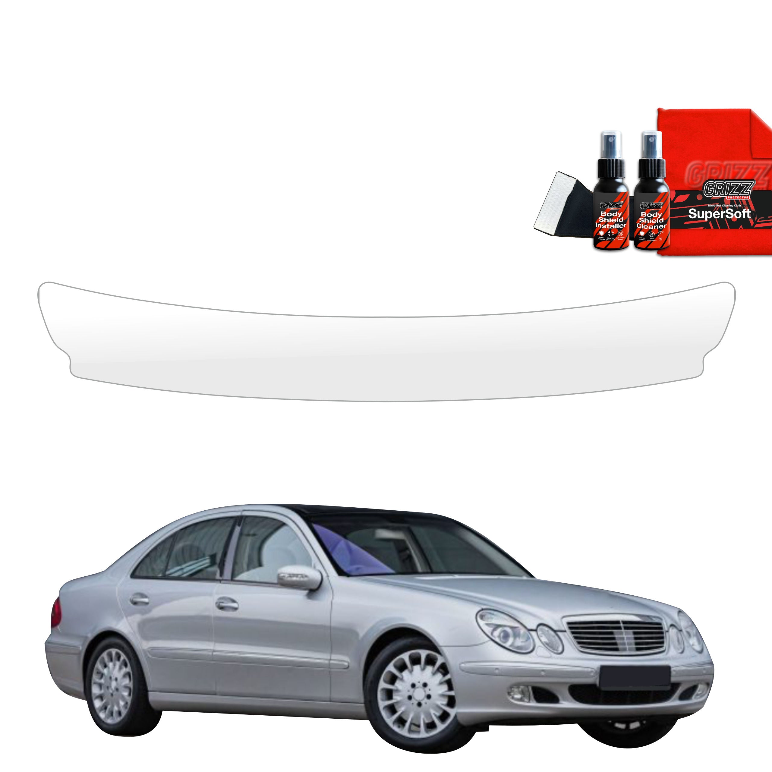 Schutzfolie Grizz Protector für Ladekante - Mercedes Benz E Klasse W211 Sedan (2002-2009)