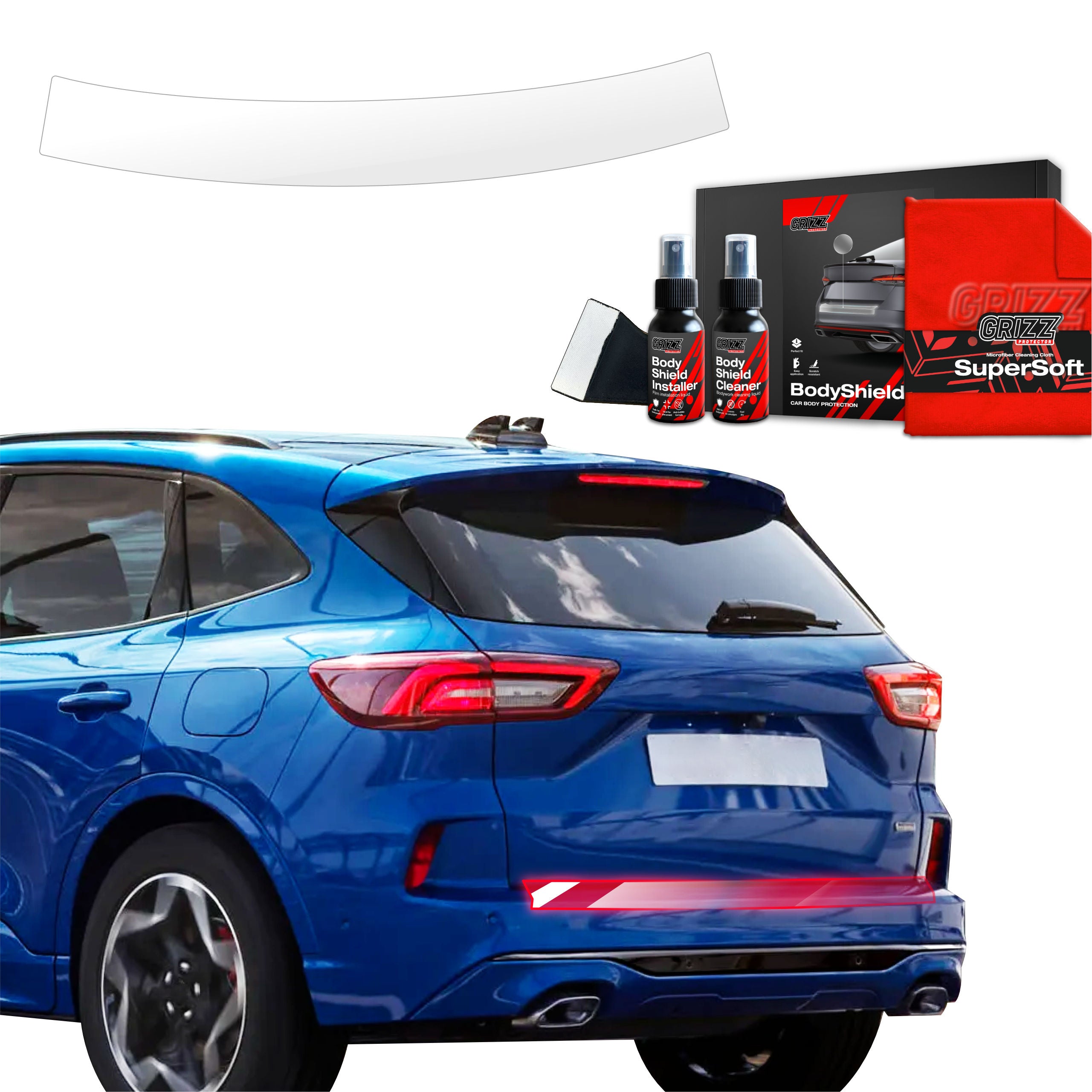 Schutzfolie Grizz Protector für Ladekante - Ford Kuga Active X Facelift (2024-2026)