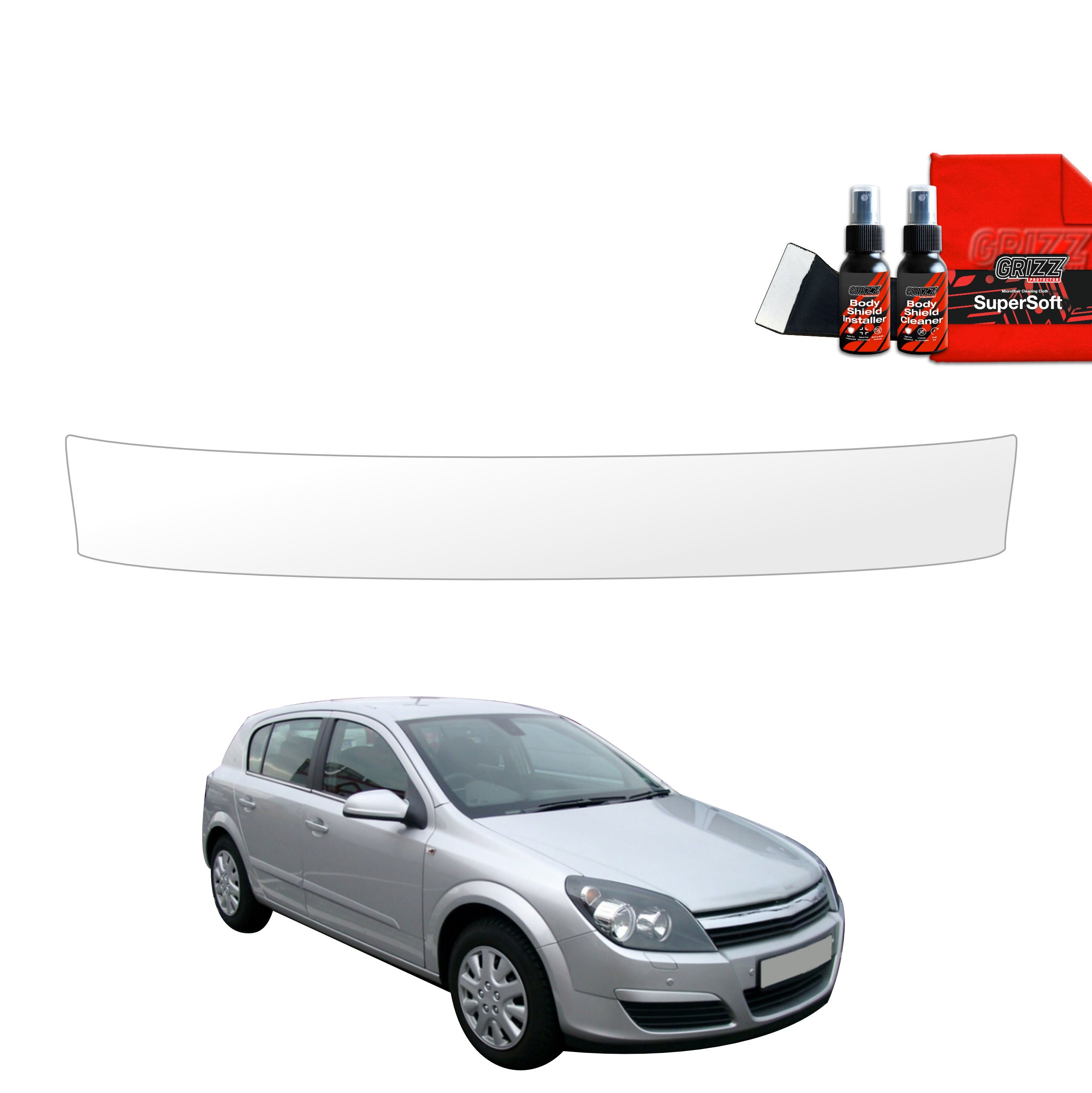 Schutzfolie Grizz Protector für Ladekante - Opel Astra H Hatchback 5D (2004-2014)