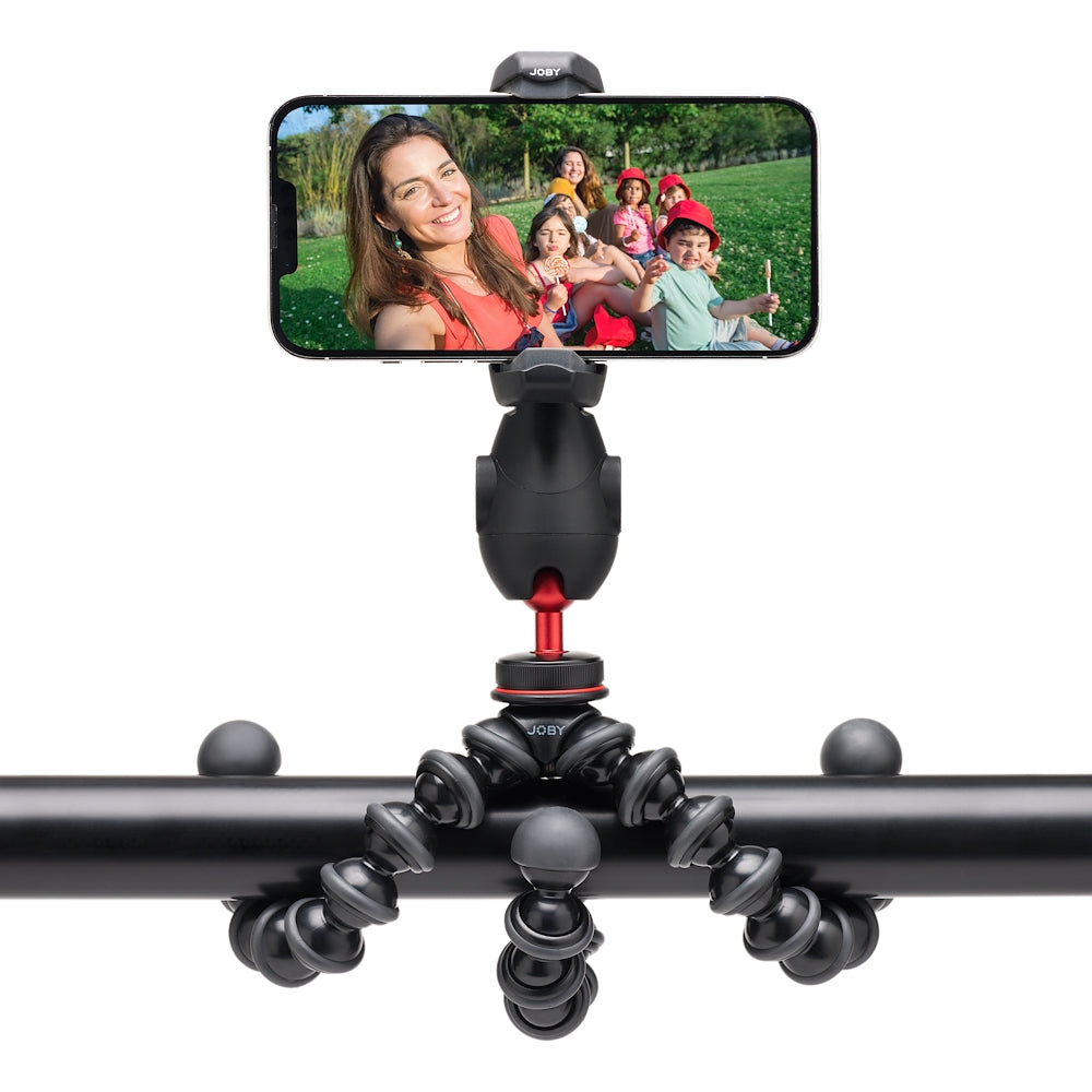 Fotostativ Joby GorillaPod 1K mit GripTight PRO 3 Klammer, Schwarz