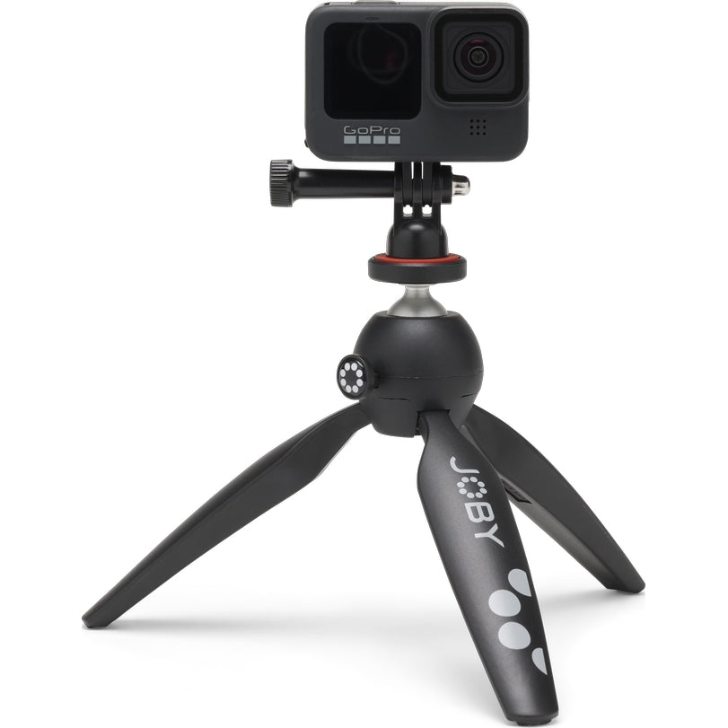 Fotostativ für Smartphones und GoPro, Joby HandyPod 2 mit Kugelkopf und GripTight 360 Halter, Schwarz