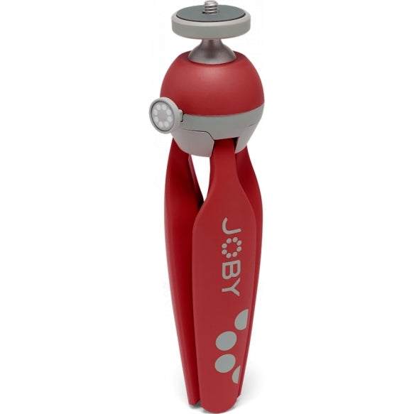 Fotostativ für Smartphones und GoPro, Joby HandyPod 2 mit Kugelkopf und GripTight 360 Halter, Rot