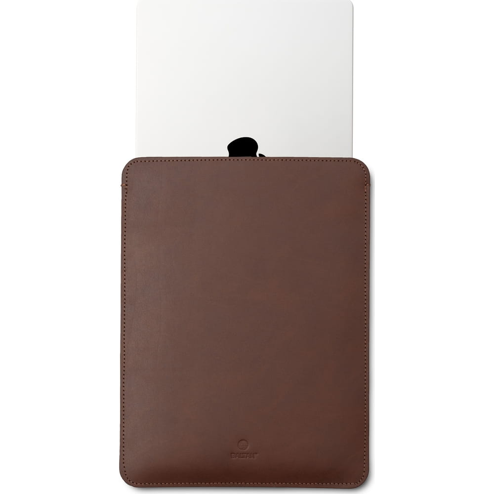 Hülle für MacBook Neo 13" 2026, Baltan Sleeve Premium, Dunkelbraun