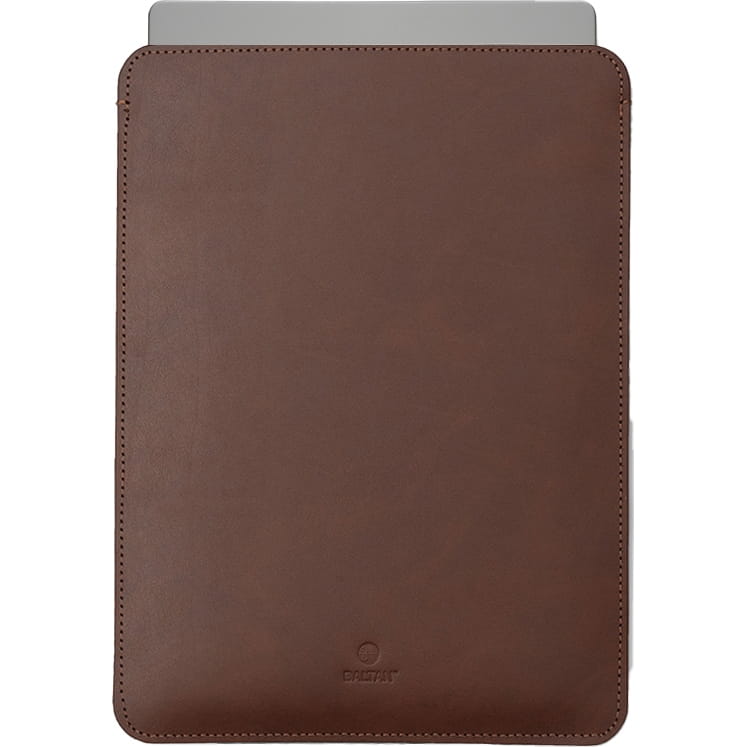 Hülle für MacBook Air 13,6" M4, Baltan Sleeve Premium, Dunkelbraun