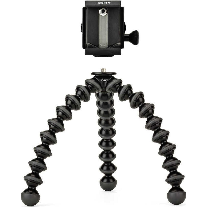 Fotostativ für Smartphones, Joby GorillaPod 1K mit GripTight PRO Klammer, Schwarz