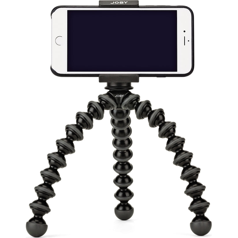 Fotostativ für Smartphones, Joby GorillaPod 1K mit GripTight PRO Klammer, Schwarz