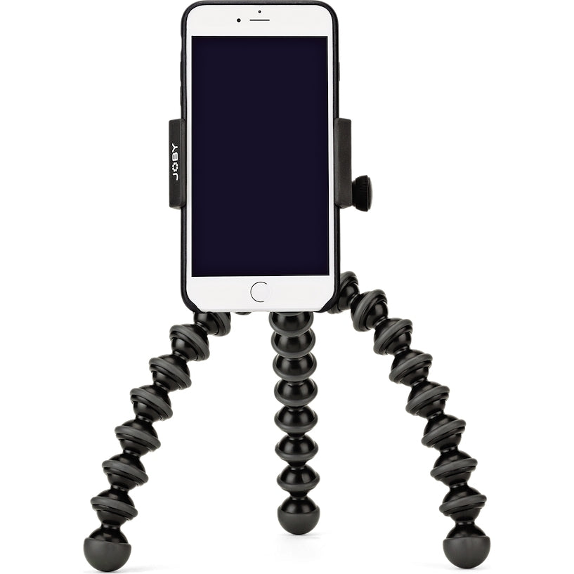 Fotostativ für Smartphones, Joby GorillaPod 1K mit GripTight PRO Klammer, Schwarz