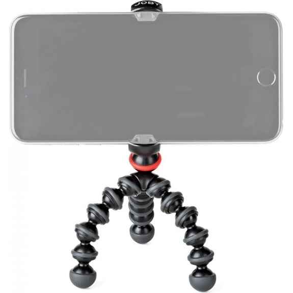 Fotostativ mit Smartphone-Halterung, Joby GorillaPod Mobile Mini, Schwarz