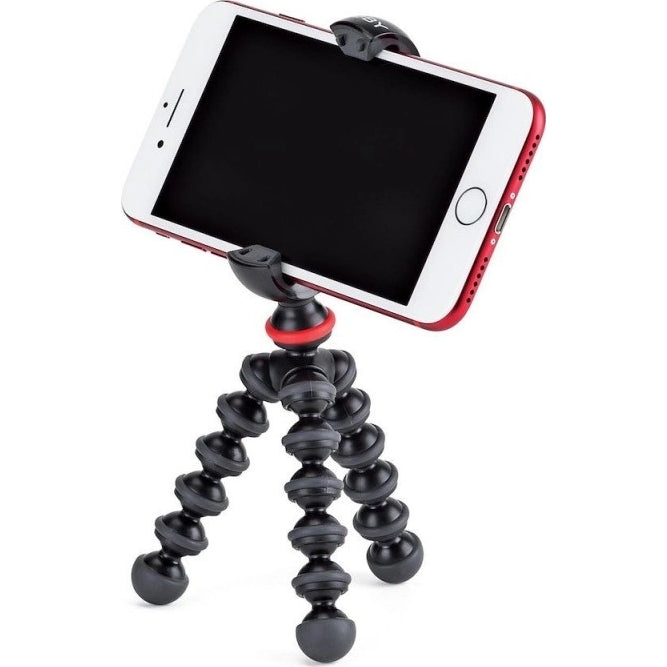 Fotostativ mit Smartphone-Halterung, Joby GorillaPod Mobile Mini, Schwarz