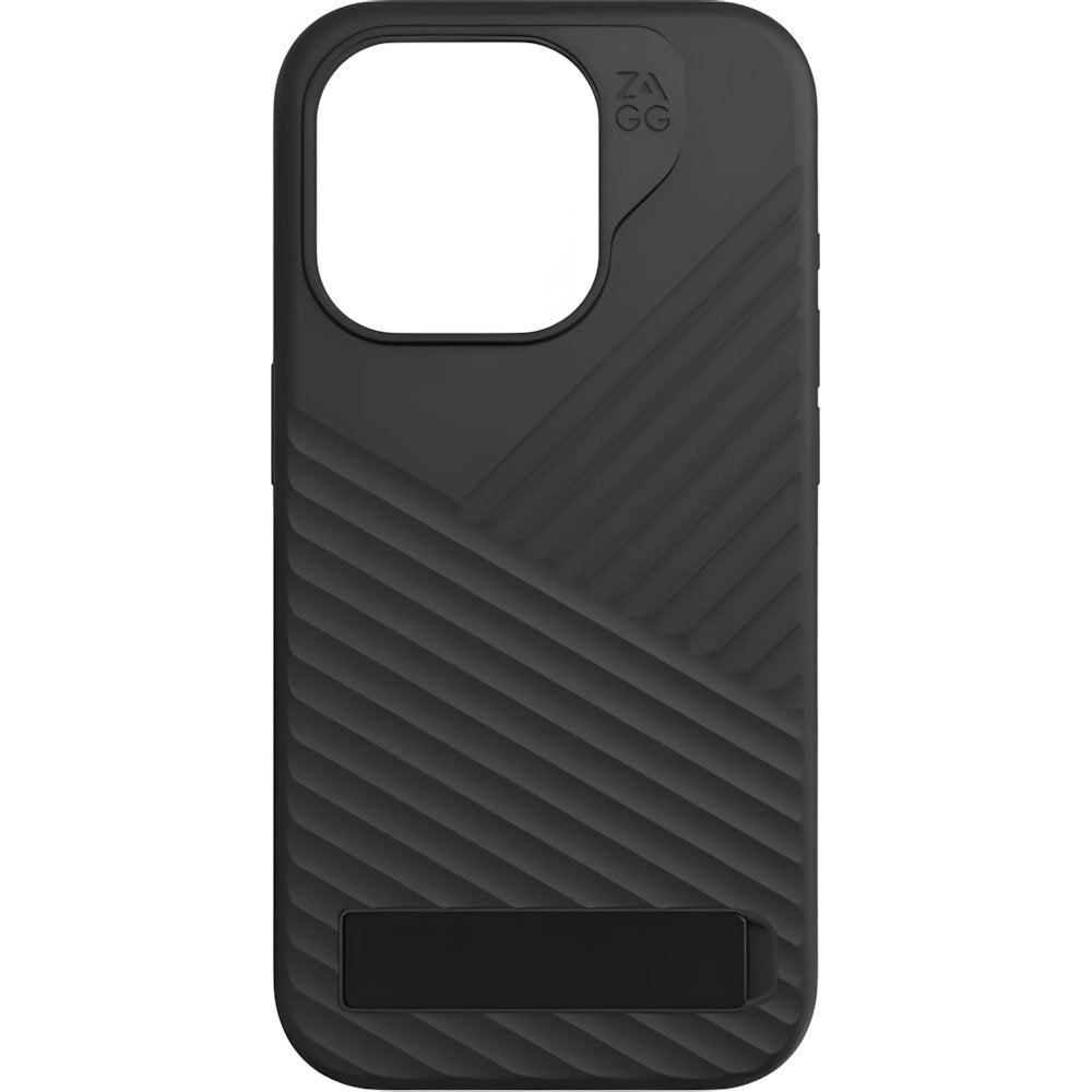 Handyhülle mit Ständer für iPhone 15 Pro, Zagg Gear4 Denali Snap Kickstand mit MagSafe, Schwarz (2/10)