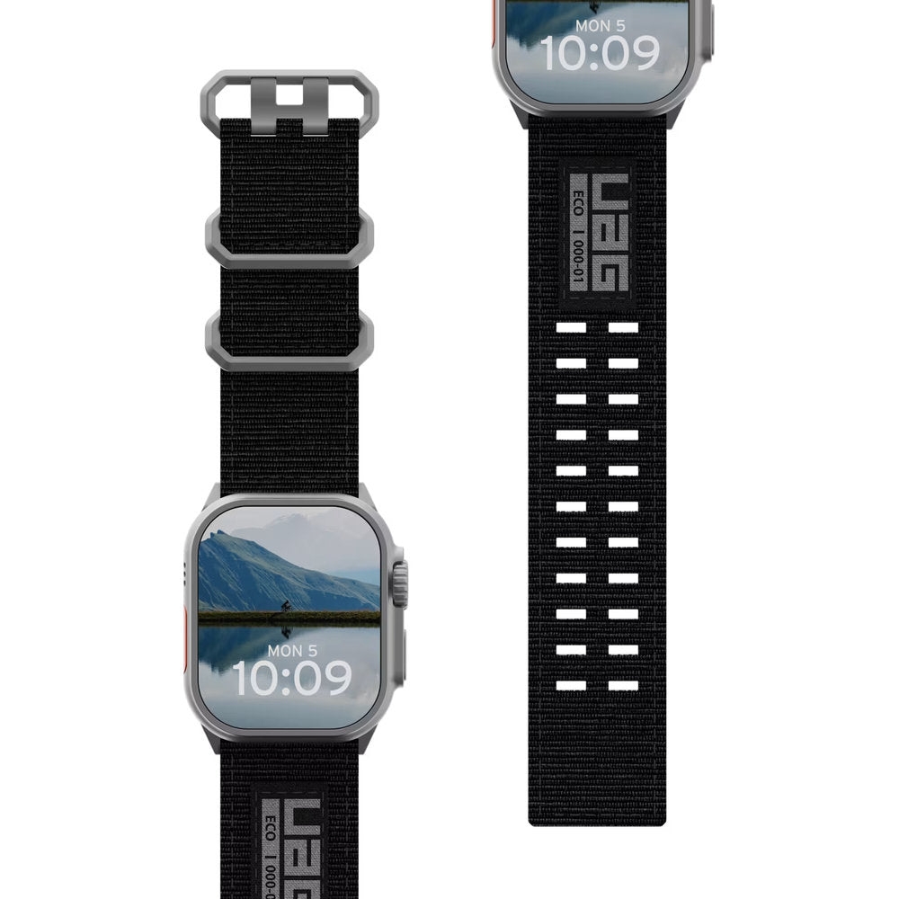 Armband für Apple Watch 44/45/46/49 mm, UAG Metropolis, Schwarz (4/7)