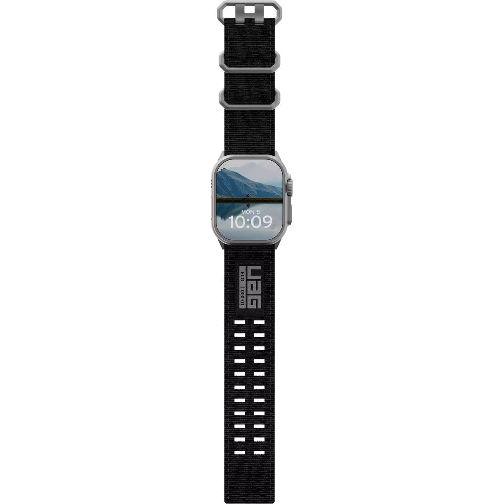 Armband für Apple Watch 44/45/46/49 mm, UAG Metropolis, Schwarz (7/7)