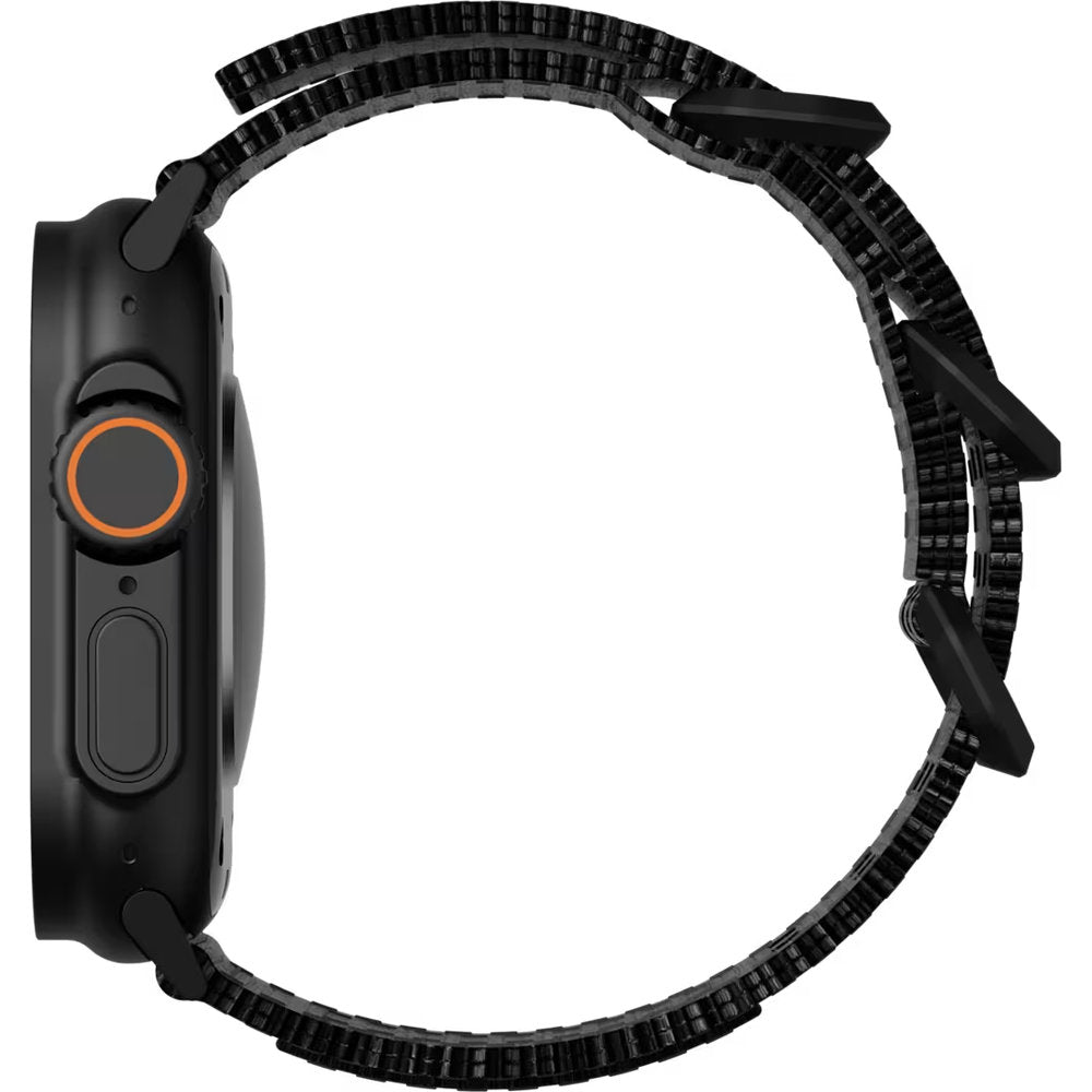 Armband für Apple Watch 44/45/46/49 mm, UAG Metropolis, Schwarz mit schwarzer Schnalle (2/7)