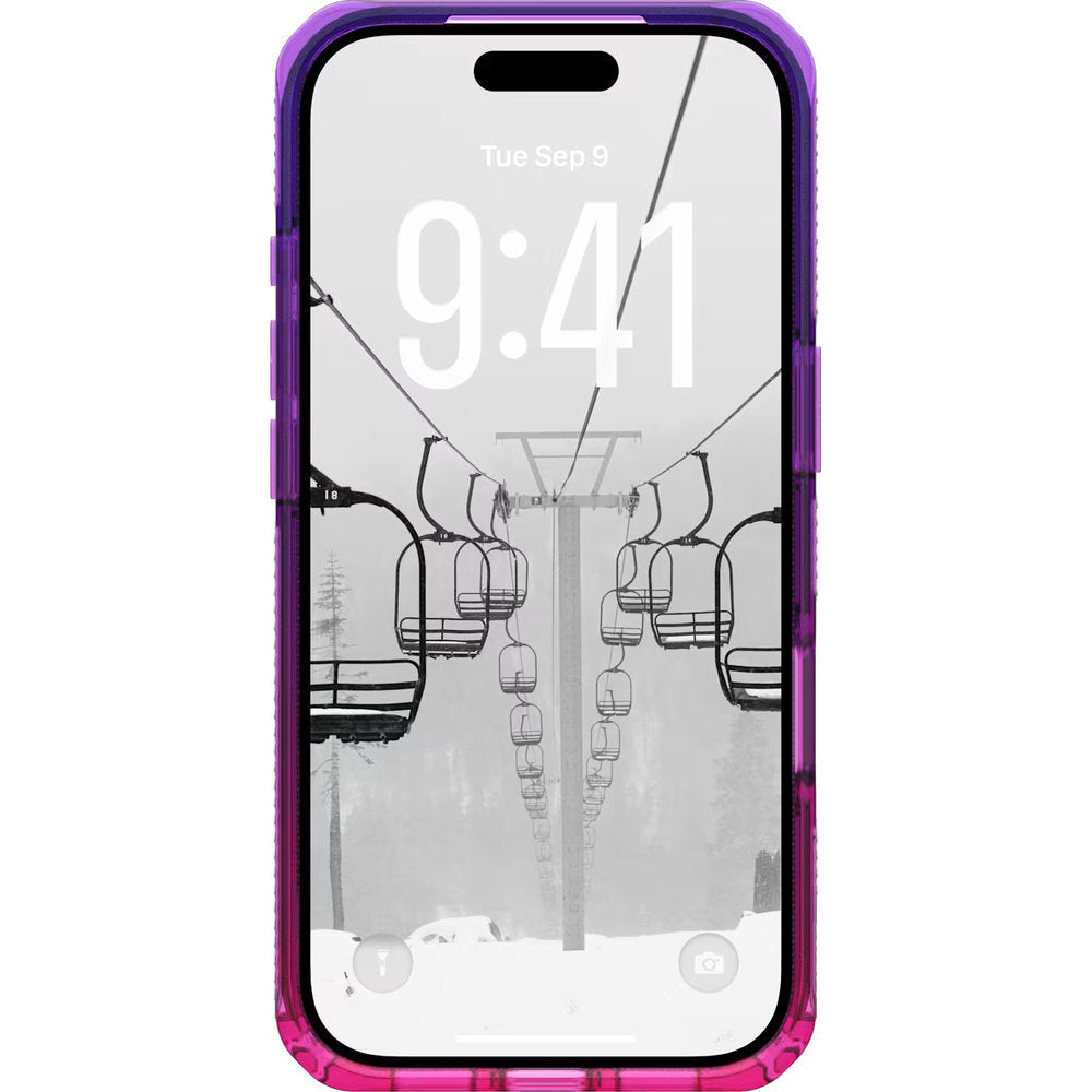 Handyhülle für iPhone 18 Pro / 17 Pro, UAG Plyo mit MagSafe, Violett und Rosa Ombré (4/10)