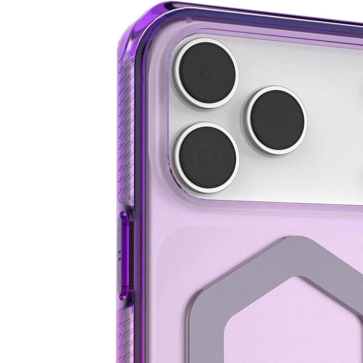 Handyhülle für iPhone 18 Pro / 17 Pro, UAG Plyo mit MagSafe, Violett und Rosa Ombré (6/10)