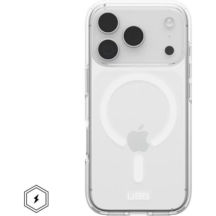 Handyhülle für iPhone 18 Pro / 17 Pro, UAG Scout Clear mit MagSafe, Transparent-Weiß (3/5)