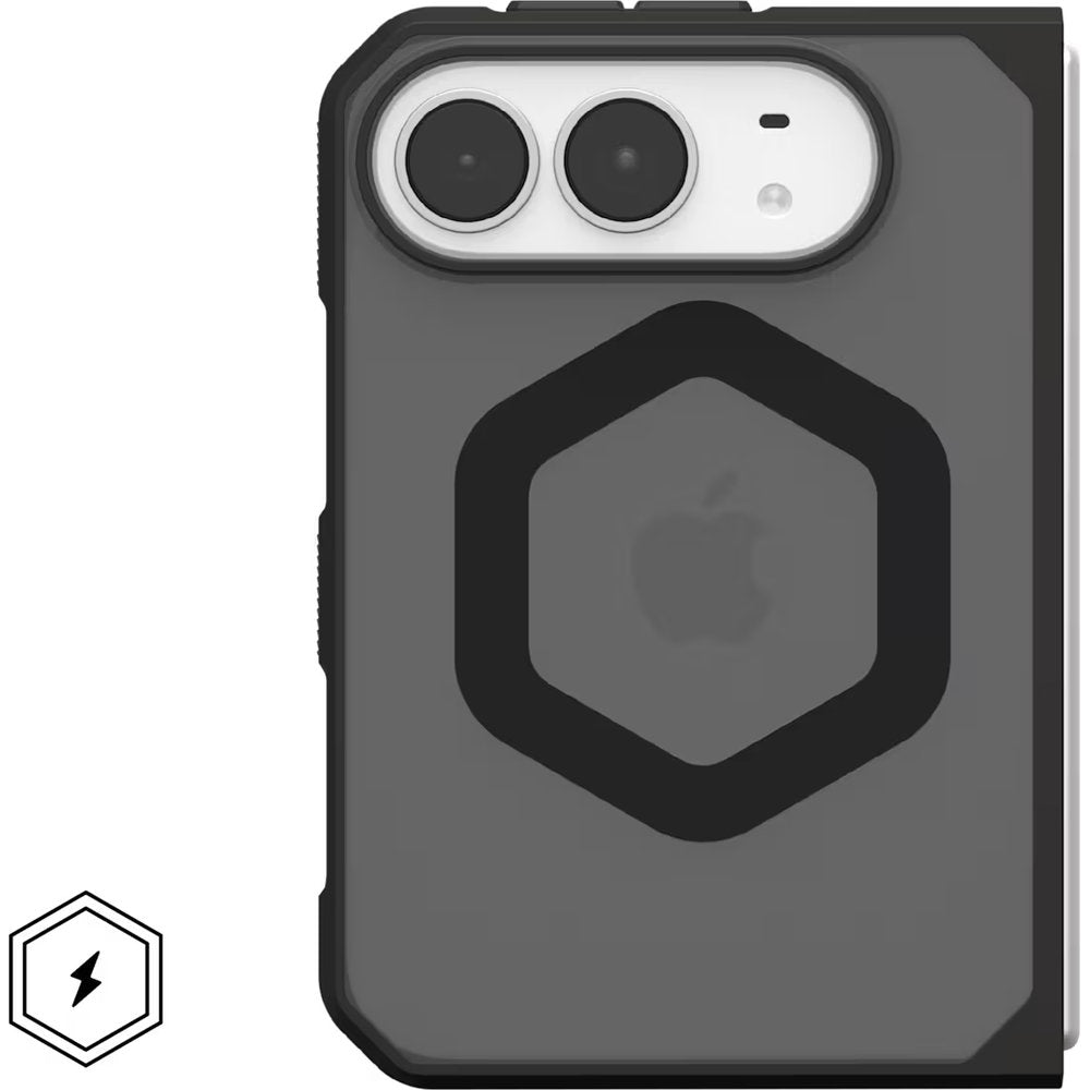 Handyhülle für iPhone Duo, UAG Mouve, Durchscheinend mit schwarzen Rahmen (3/6)