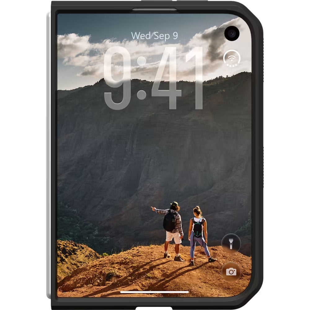 Handyhülle für iPhone Duo, UAG Mouve, Durchscheinend mit schwarzen Rahmen (4/6)