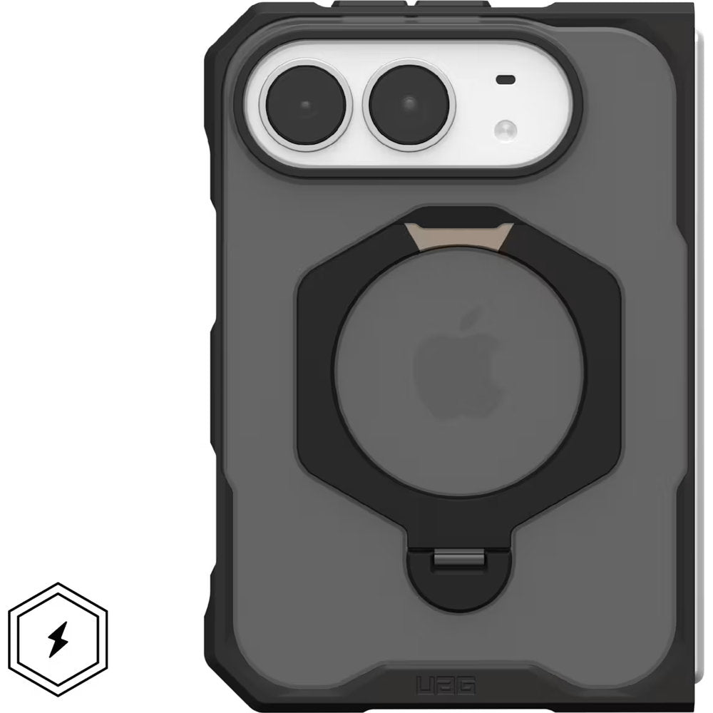 Handyhülle für iPhone Duo, UAG Mouve XTE mit MagSafe, Durchscheinend mit Schwarzen Rahmen (3/9)