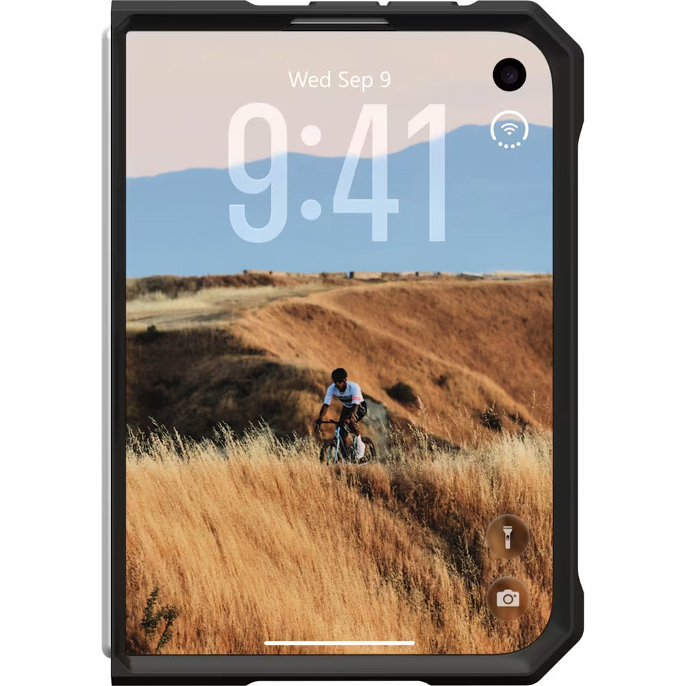 Handyhülle für iPhone Duo, UAG Mouve XTE mit MagSafe, Durchscheinend mit Schwarzen Rahmen (7/9)